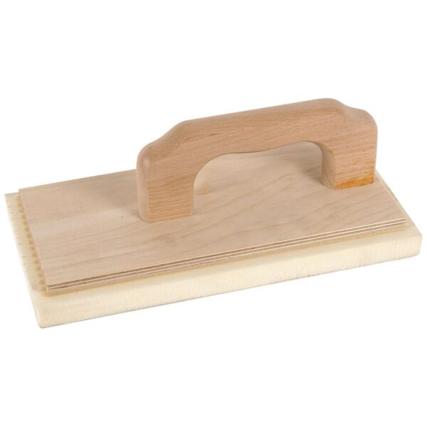 Super Prof, schuurspons hout wit, 210x140x20 mm houten handgreep