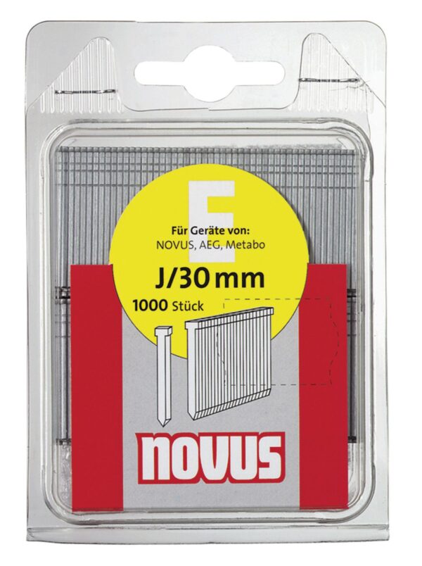 Novus, nagels (brads), E J 30mm , 1000 st.