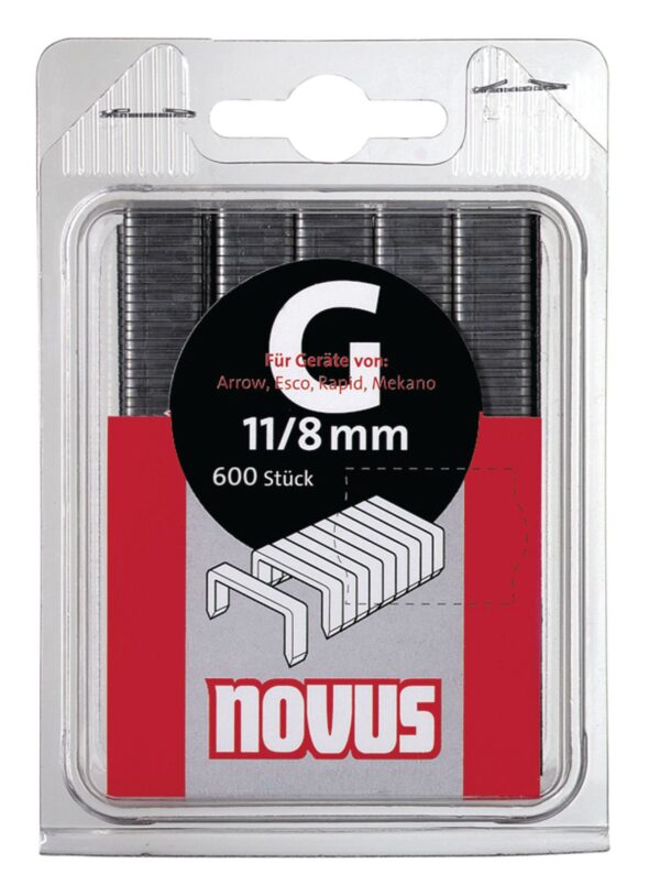 Novus, vlakdraad nieten, G 11 14 mm, 600 st.