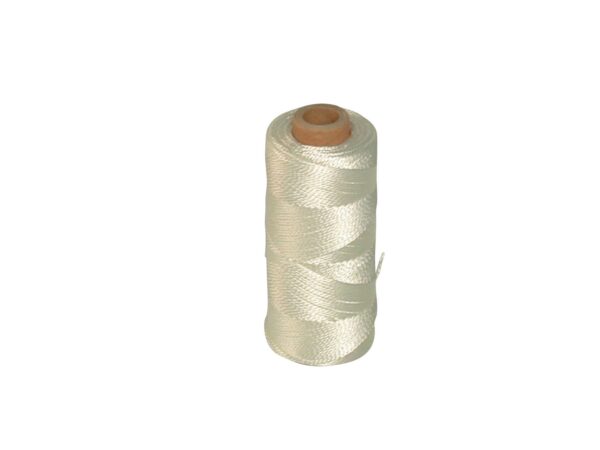 Super Prof, tegelsnoer geslagen 3 strengs nylon wit, klos a 150 meter