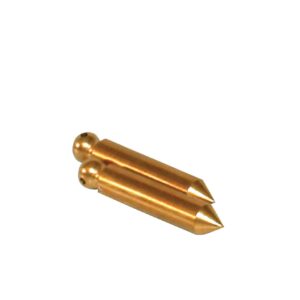 Schietlood messing, 50 gram gepolijst per 2 stuks