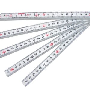 Sola, duimstok, kunststof wit 2 meter 10-delig