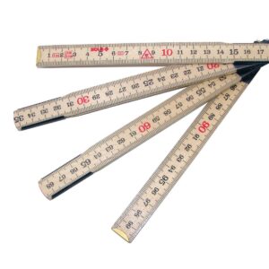 Sola, duimstok, hout 1 meter 6-delig